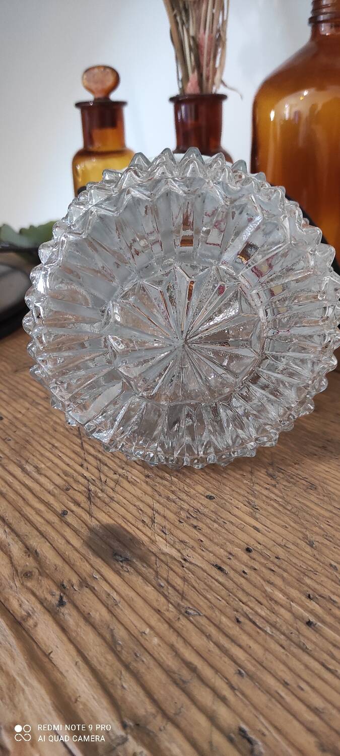 Vintage glass ceiling light