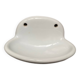 Wall-mounted earthenware soap holder