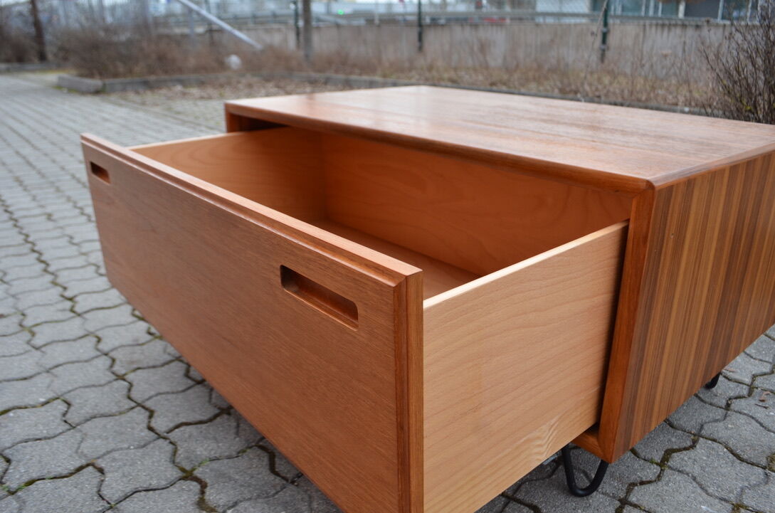Danish Modern Teak Chest of Drawers  Cabinet Sideboard