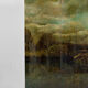 Screen by Bernard Cuenin with lacquered landscape, circa 1970