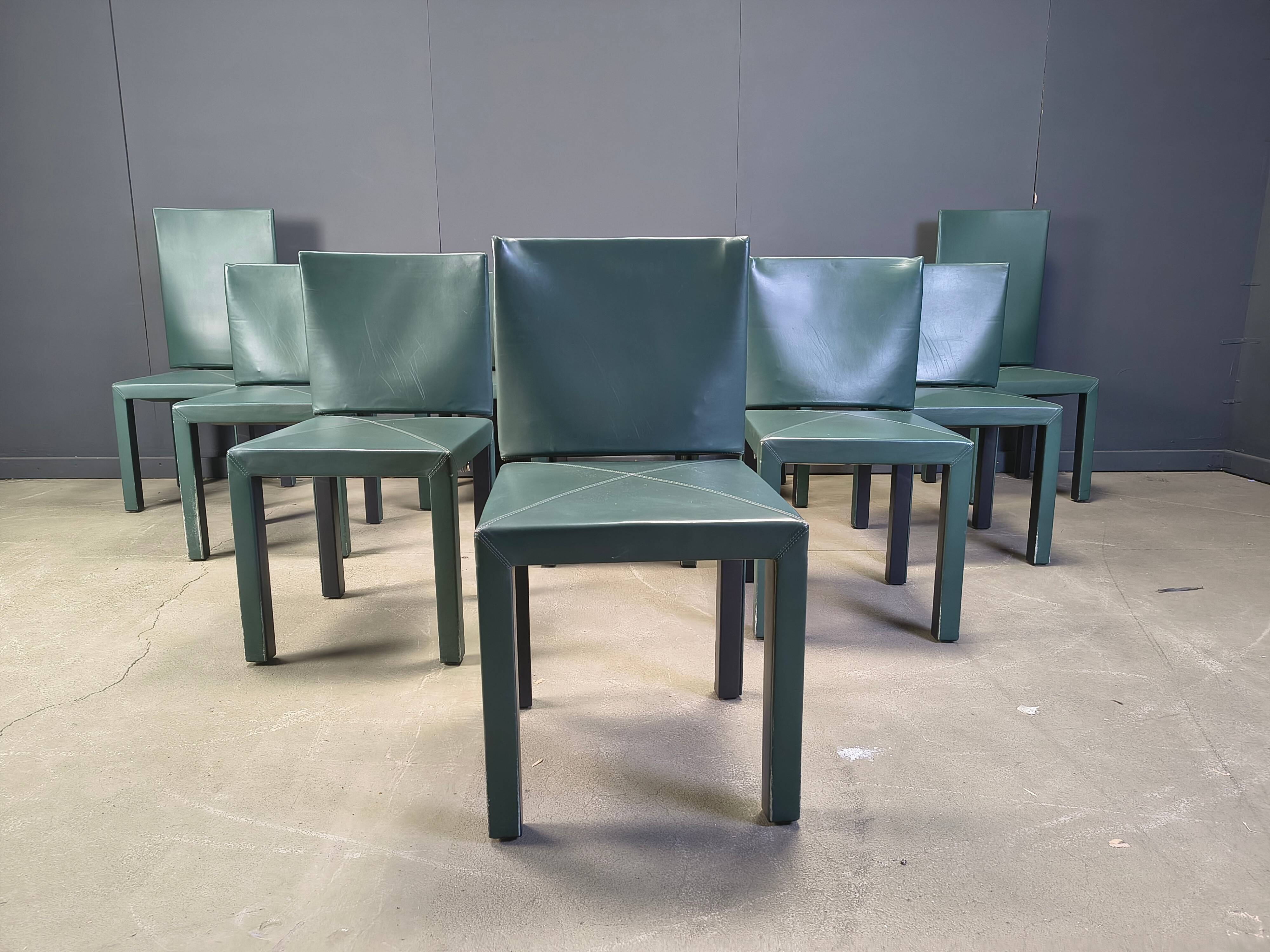 Arcadia dining chairs by Paolo Piva for B&B Italia set of 10