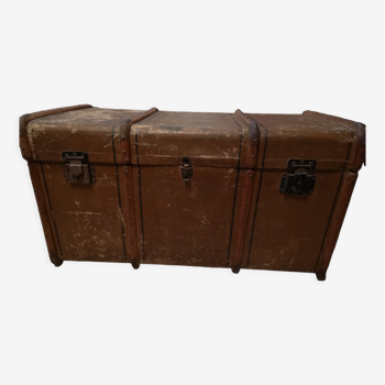 Old travel trunk