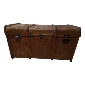 Old travel trunk