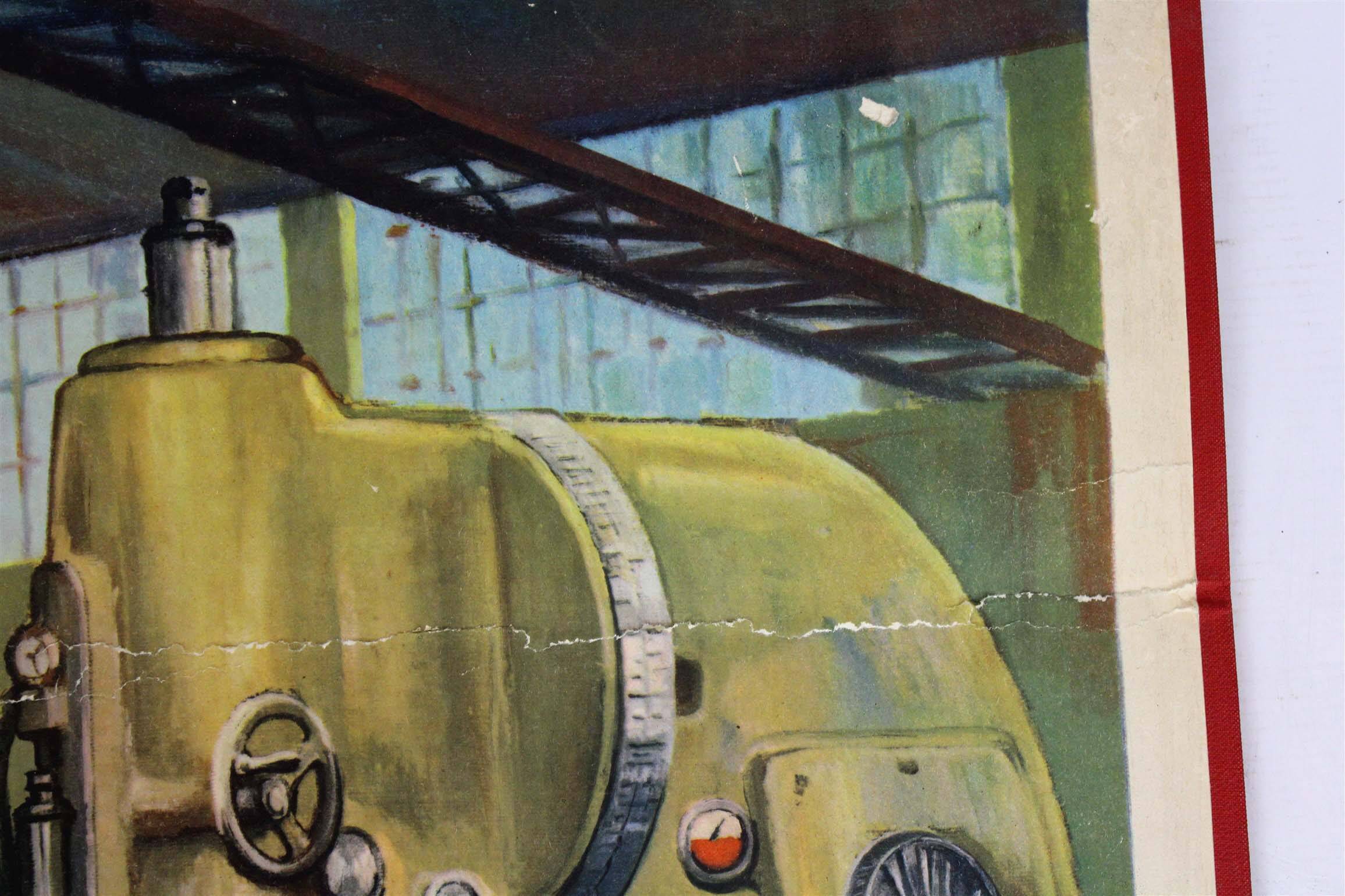 Czech Industrial Poster by Frantisek Bilek, 1950s