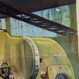 Czech Industrial Poster by Frantisek Bilek, 1950s