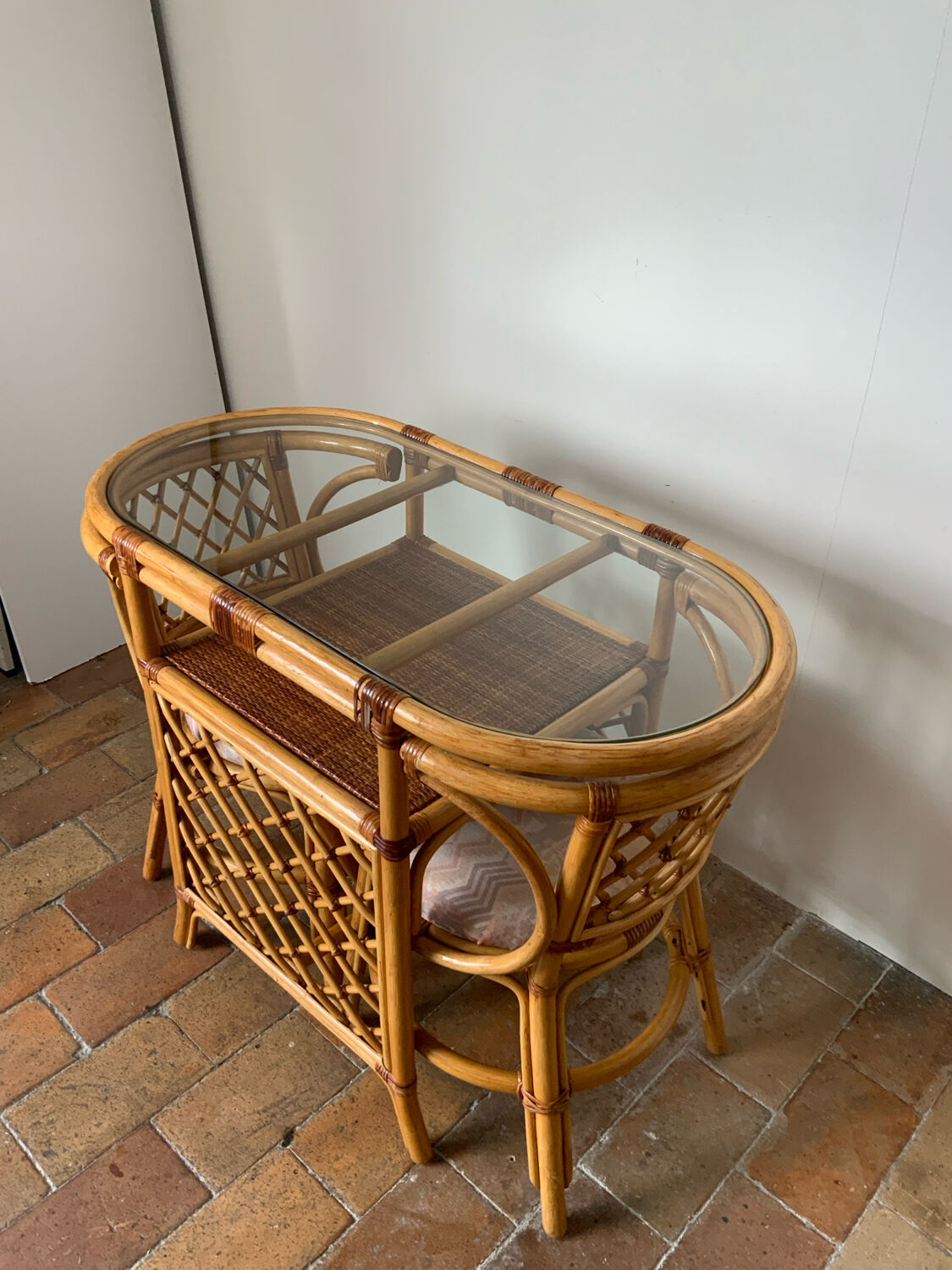 Rattan table and chairs set