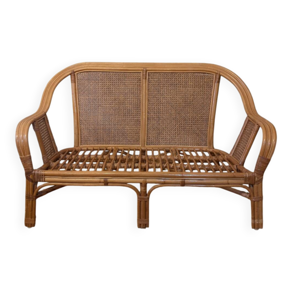 Banquette en rotin