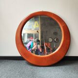 Vintage walnut mirror, 60 cm
