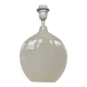 White contemporary ceramic lamp base