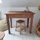 Vintage Country Farmhouse Desk / Console / Side Table