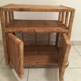 Furniture wicker vintage skateboard