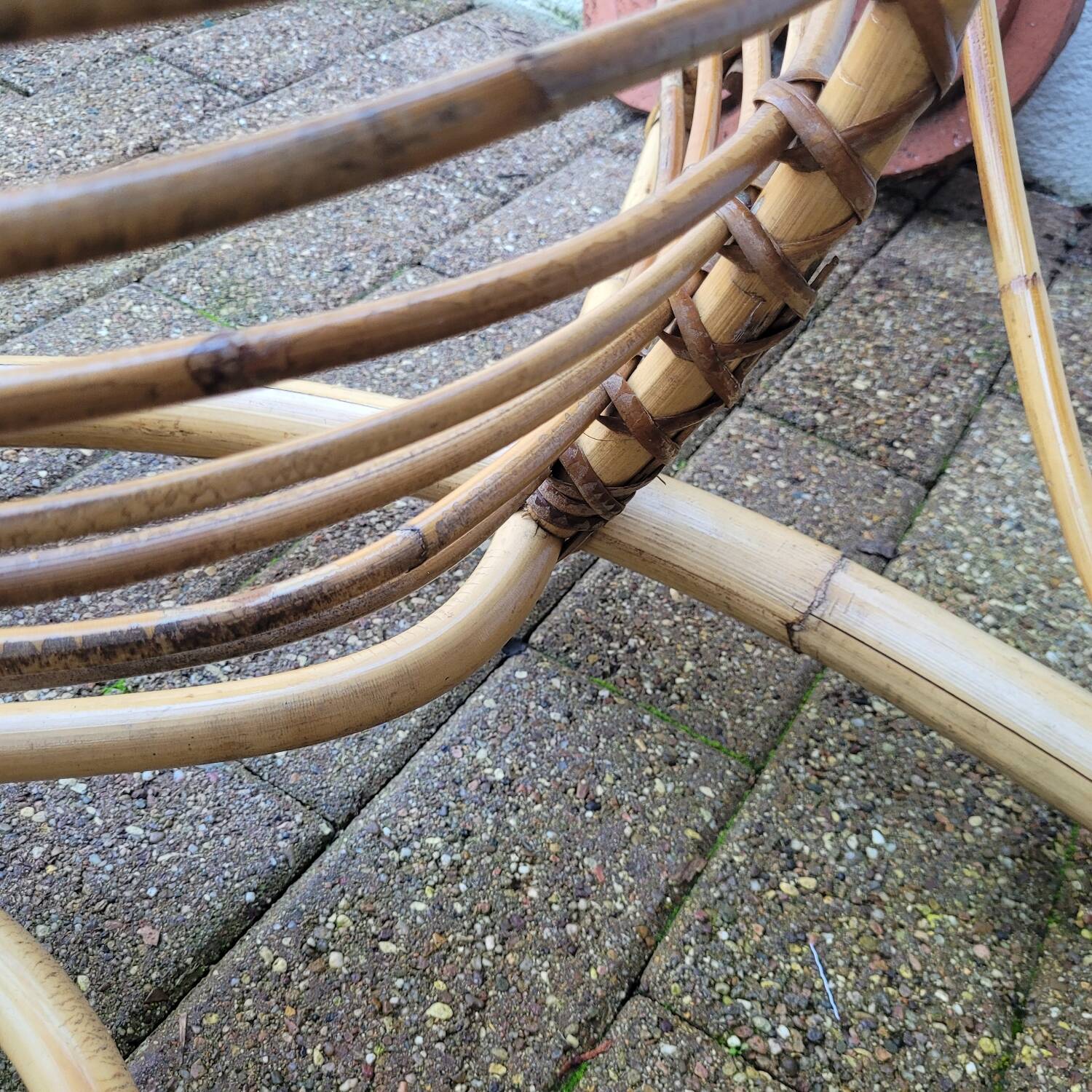 1960s Rattan Rocking Chair