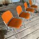 DSC 106 chair in orange by Giancarlo Piretti for Castelli, 1970s.