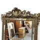 Ancient mirror 116 x 82 Napoleon III wood and gilded stucco