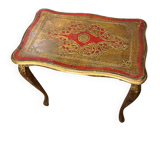 Florentine wooden side table