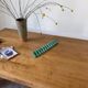 Vallauris green ceramic knife holder