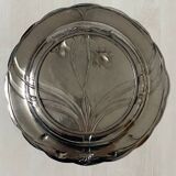 1900 Art Nouveau pewter plate
