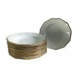 Suite de 10 assiettes Art Déco « Schlaggenwald »