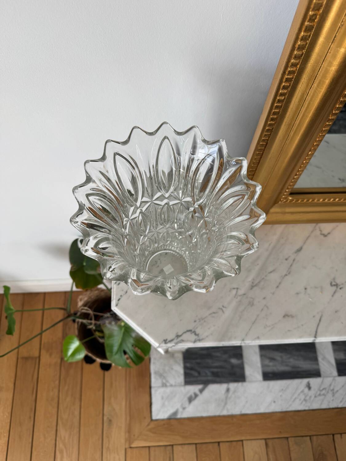 Large glass vase