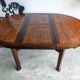 Round table + 4 chairs solid wood elm and bamboo set mag room furniture