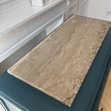 Vintage chest of drawers - 1950s - marble - midnight blue