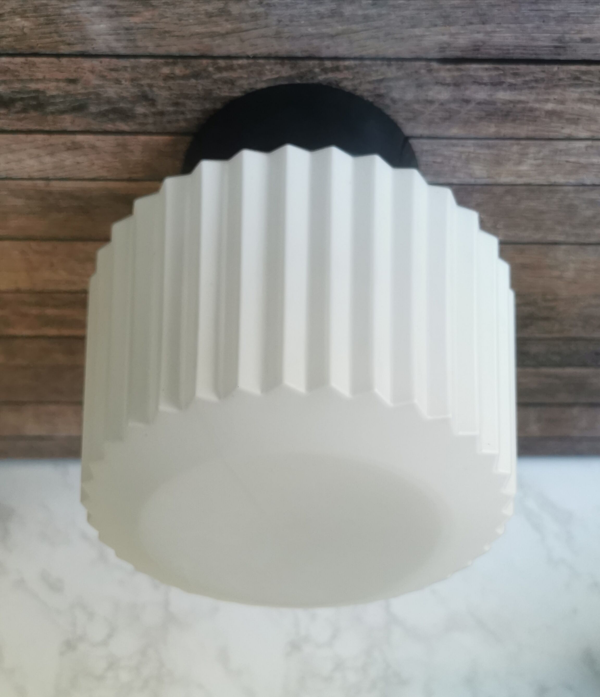 Philips vintage ceiling lamp pleated glass