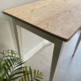 Old weathered wooden table