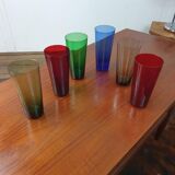 Multicolored vintage glasses