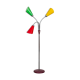 Vintage metal floor lamp published by Lidokov, circa 1960