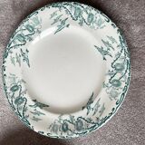 6 Longwy Ironstone Flat Plates, Richelieu Pattern