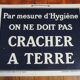 Factory sign "tableau-Maxime" Robert n°12 Spitting on Earth