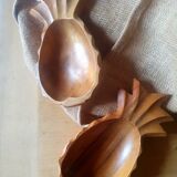 Wooden pineapple raviers
