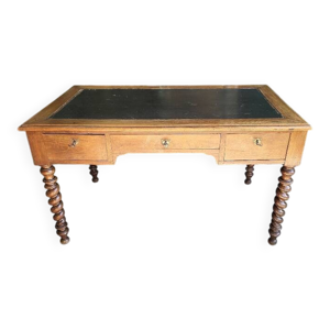 bureau plat a 3 tiroirs