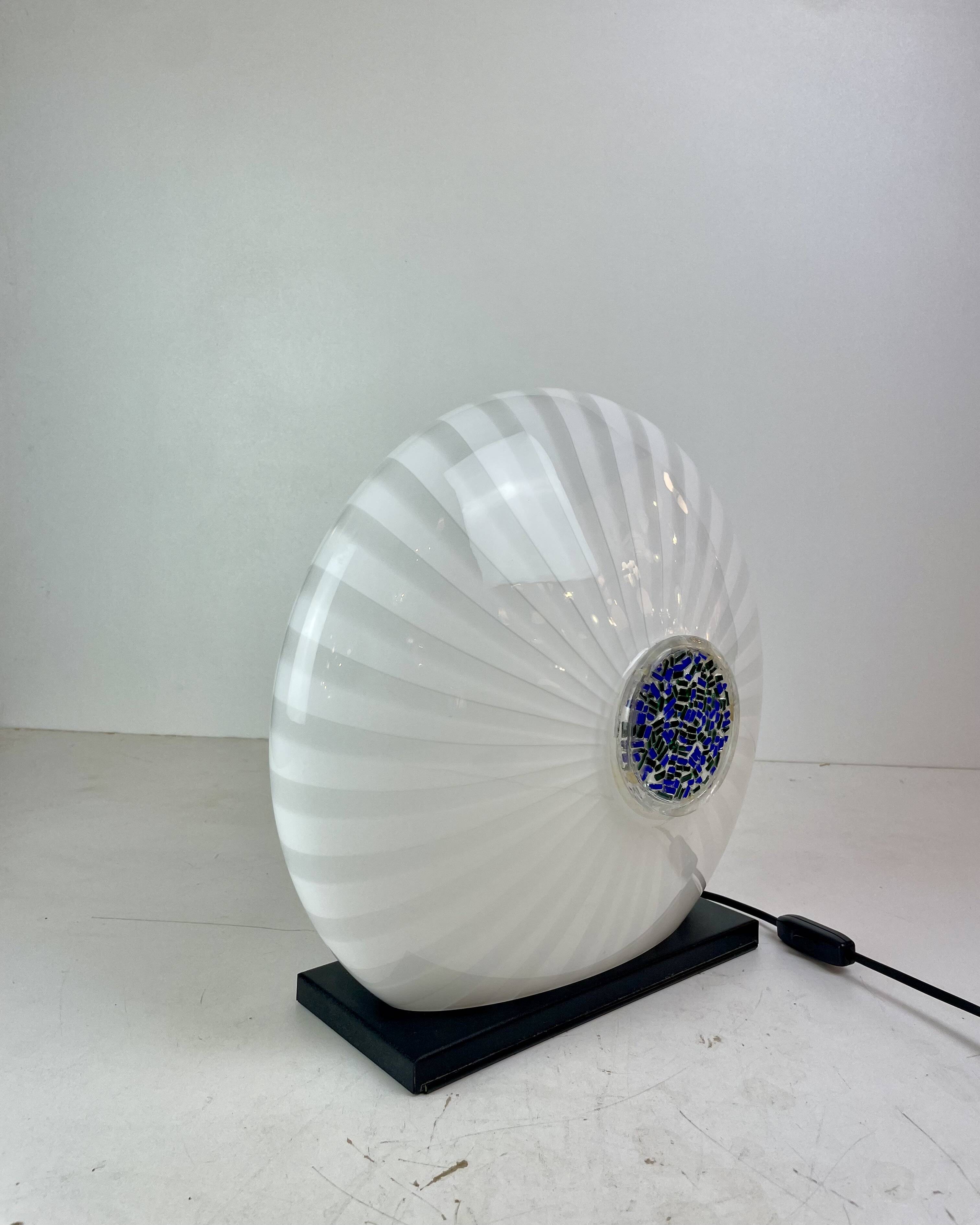 Murano Glass Table Lamp, Italy, 1980s