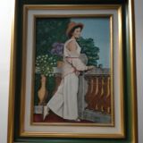 Signed canvas painting