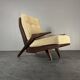 Midcentury Brazilian modernist lounge easy chair by Acacia Gil Borsoi,1950s