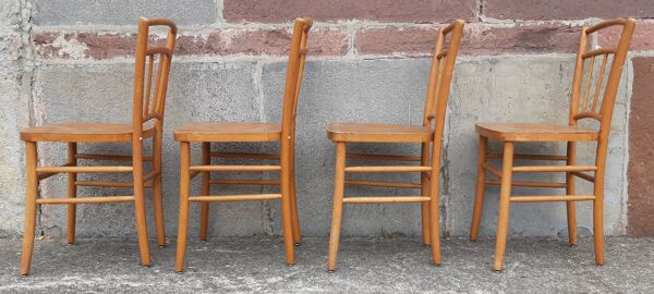 Chaises bistrot (Lot de 4 chaises)