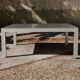 Aluminum coffee table, MDF Italia.