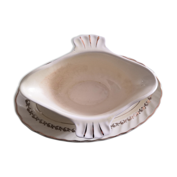 Saucière en faïence de Salins France