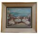 Vintage ballerina painting after Carlotta Edwards reproduction