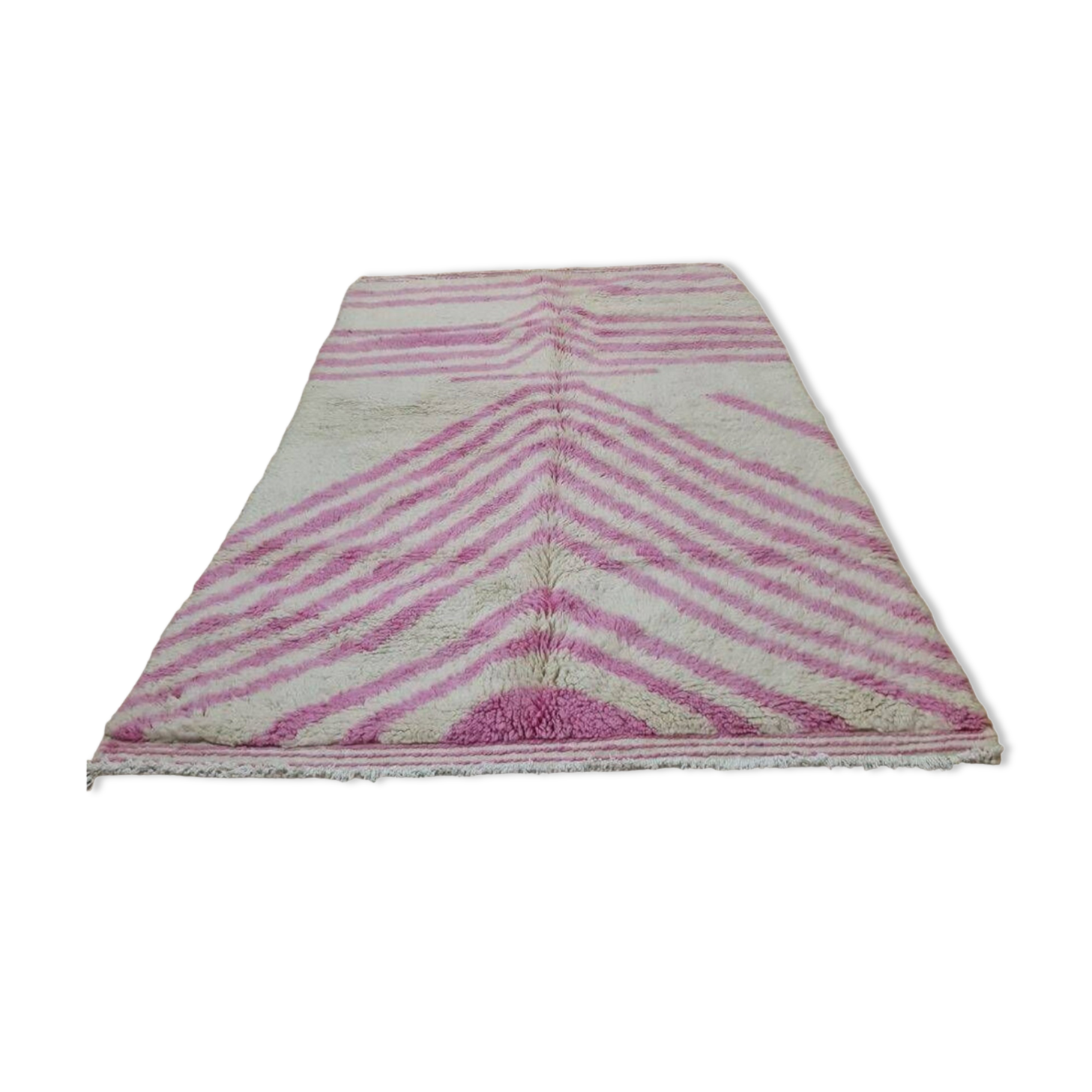 Handmade wool Berber rug 250x150 cm