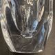 Vintage crystal vase sculpture – signed R. Schneider 1959