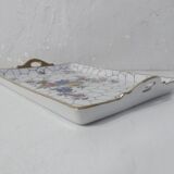 Art nouveau tray in Limoges porcelain