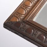 Large rectangular mirror, vintage art deco, dated 1926