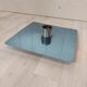 Vintage Hustadt Leuchten glass ceiling light