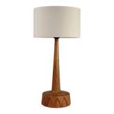 Lampe de table en teck massif par AB Stilarmatur Tranås – Suède, années 1960