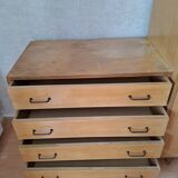 Asymmetrical chest of drawers
