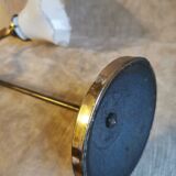 Desk or ambient lamp in chrome-plated brass.