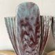 Pair of Art Deco vases in glazed ceramic