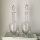 Pair of vintage crystal decanters